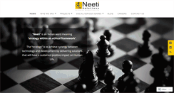 Desktop Screenshot of neetisolutions.com