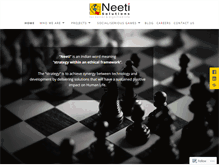 Tablet Screenshot of neetisolutions.com